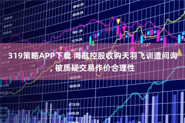 319策略APP下载 海航控股收购天羽飞训遭问询, 被质疑交易作价合理性