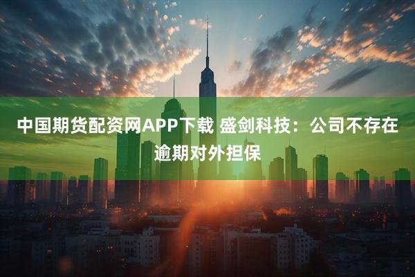 中国期货配资网APP下载 盛剑科技：公司不存在逾期对外担保