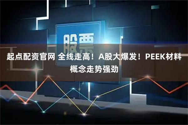 起点配资官网 全线走高!A股大爆发!PEEK材料概念走势强劲