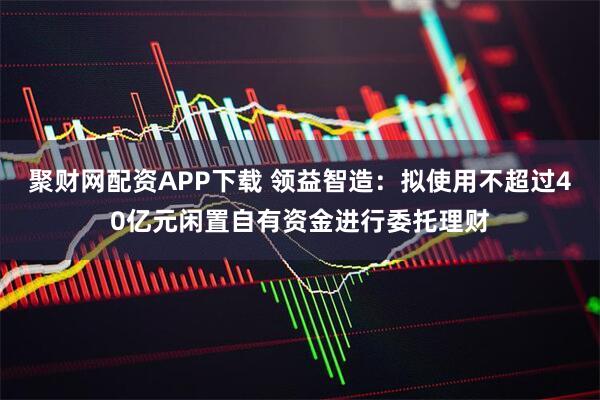 聚财网配资APP下载 领益智造：拟使用不超过40亿元闲置自有资金进行委托理财